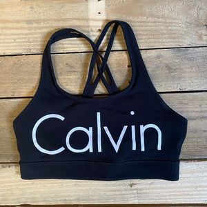 Calvin Klein Performance Stretch Sports Bra size M